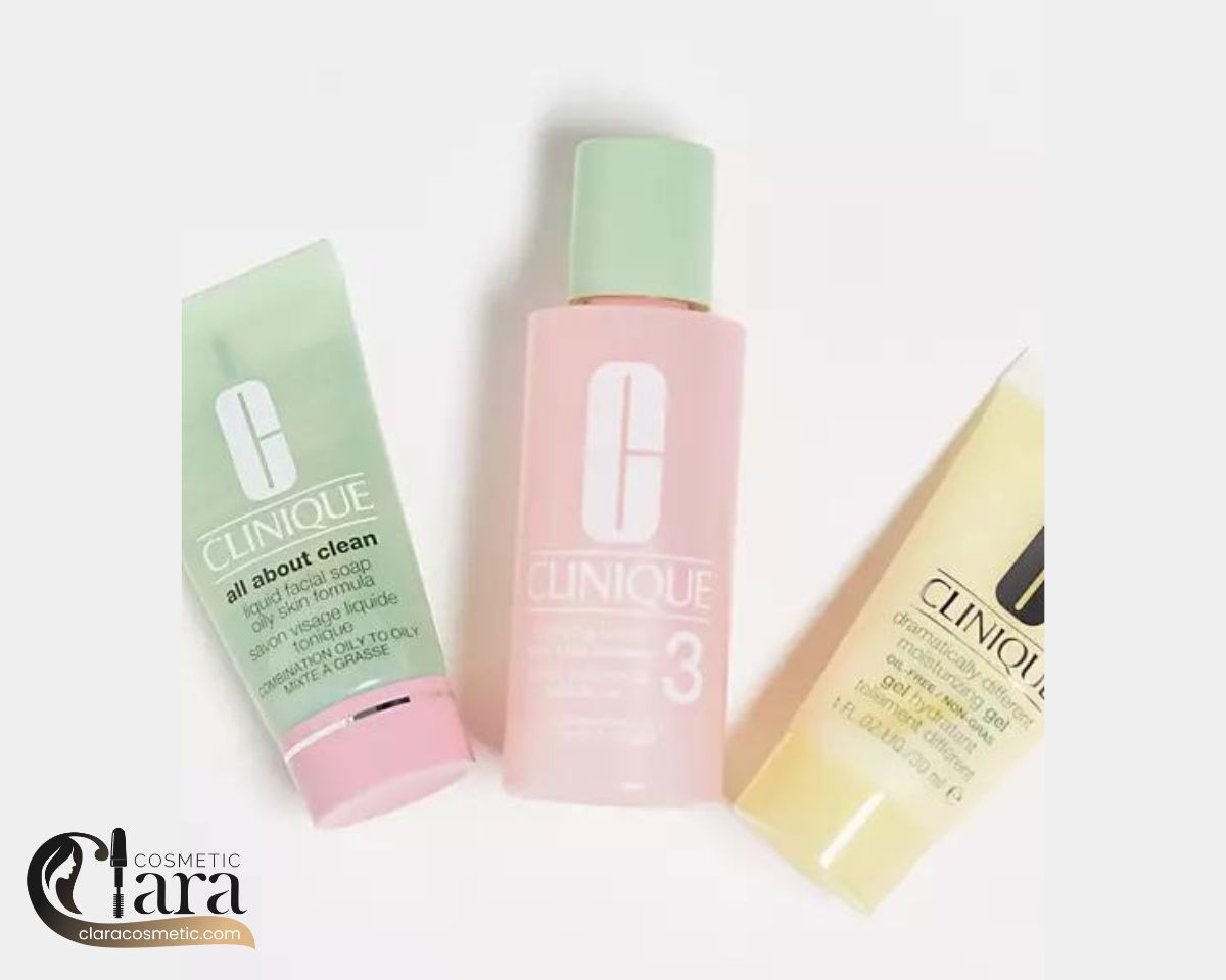 پک مراقبتی سه مرحله ای کلینیک پوست چرب Clinique Set Skin Care