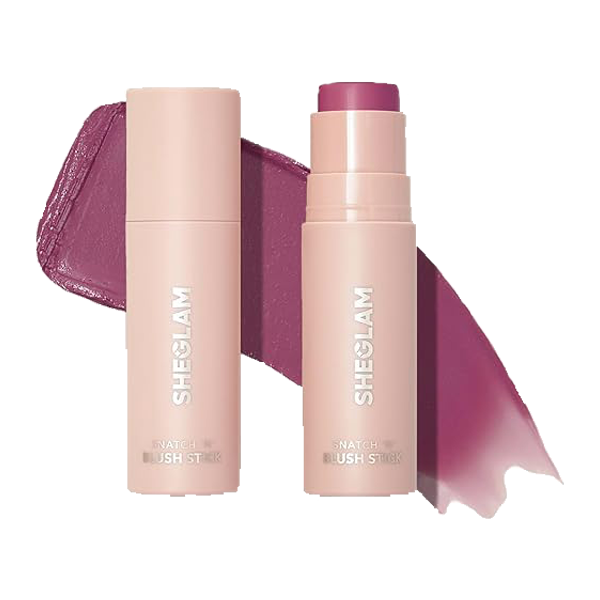 SHEGLAM Snatch N Cream Blush Stick Longlasting High Pigment Blush for Cheeks - Plum Wine