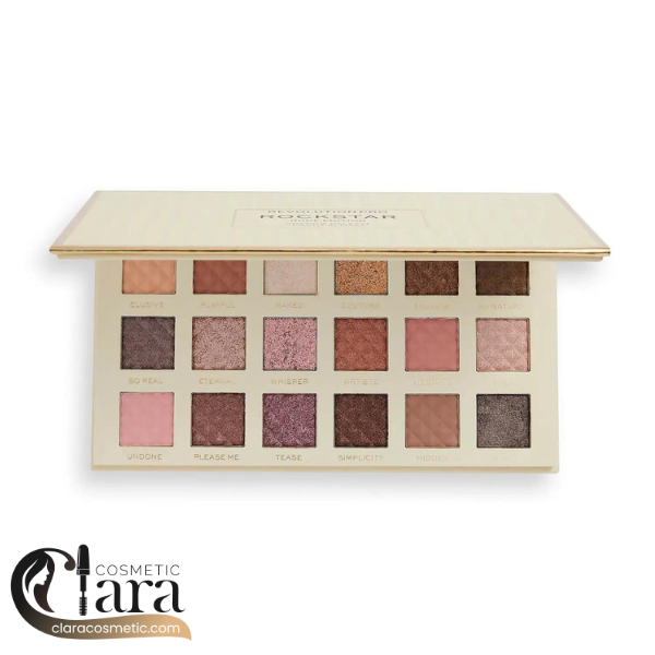 پالت سایه چشم 18 رنگ رولوشن Rockstar Nude Edition1