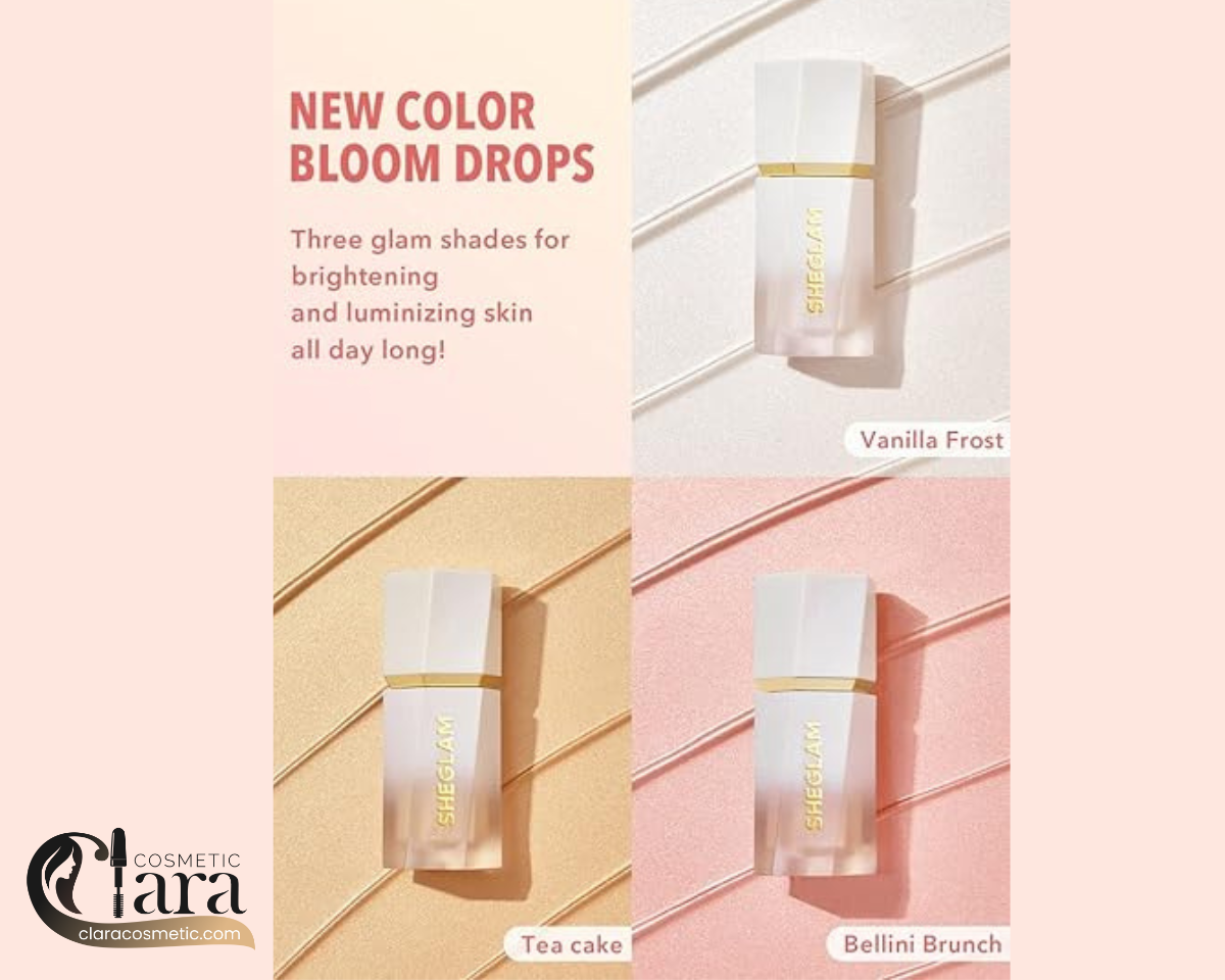 ویزگی های هایلایتر مایع Glow bloom شیگلم اصل