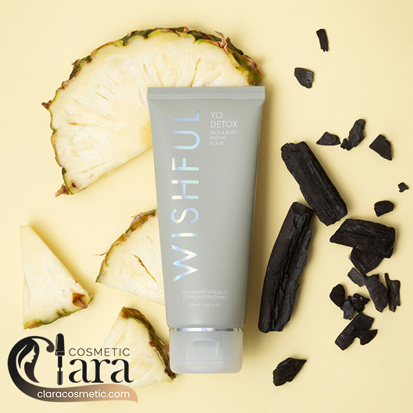 اسکراب صورت و بدن زغالی ویشفول هدی بیوتی اصل