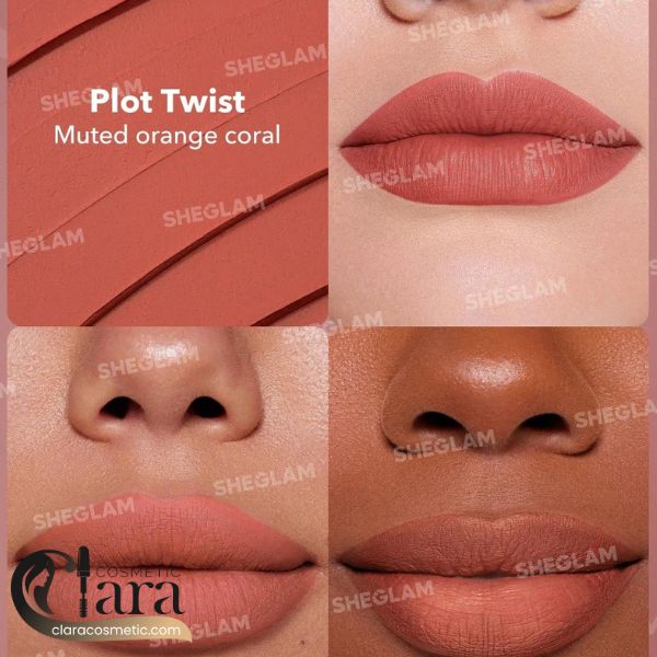 رژلب جامد مات شیگلم مدل داینامت بووم رنگ plot twist رژلب جامد مات شیگلم مدل داینامت بووم