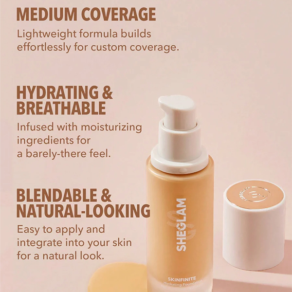 کرم پودر آبرسان شیگلم اصل Skinfinite Hydrating Foundation