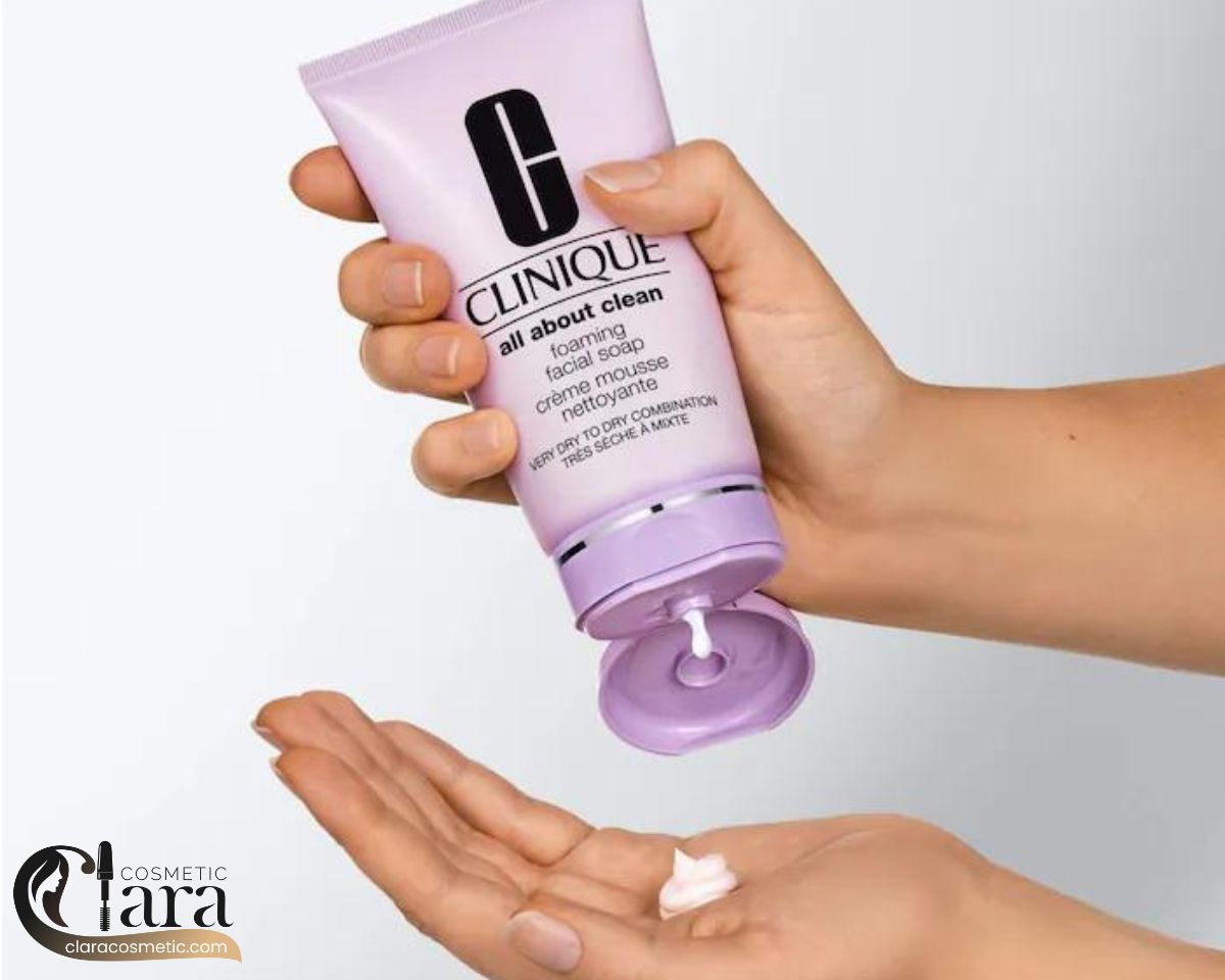 فوم شوینده صورت صابونی مدل آل ابوت کلین کلینیک