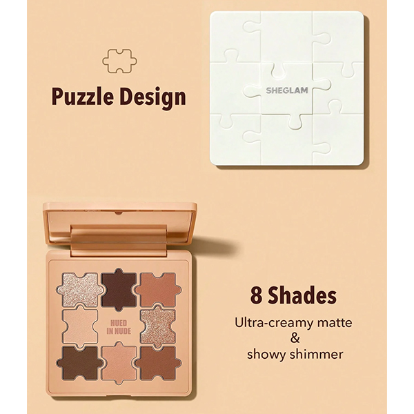 خرید پالت سایه چشم طرح پازلی شیگلم مدل جزی جیگساو