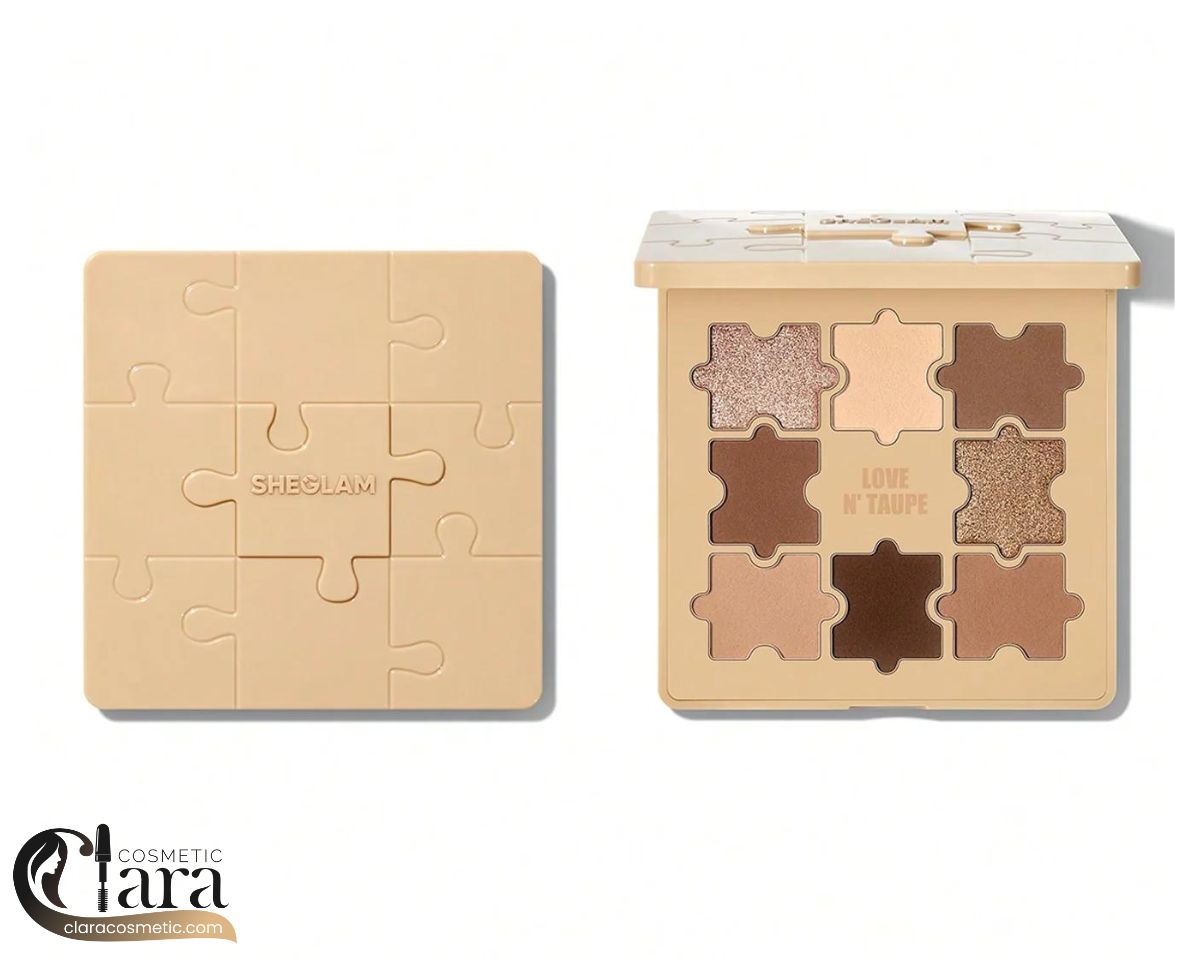 پالت سایه چشم شیگلم مدل جزی جیگساو LOVE N' TAUPE