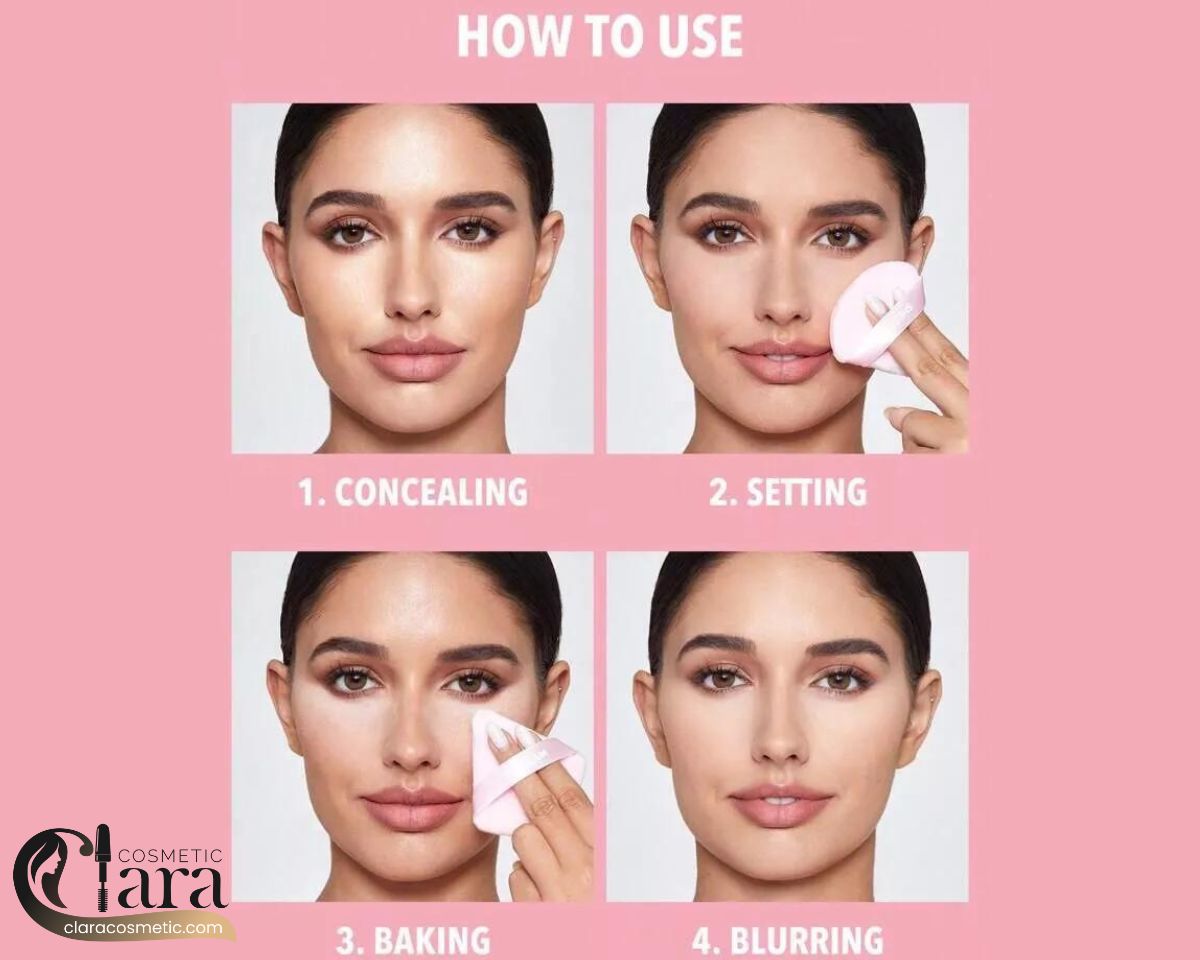 قیمت پاف سه عددی شیگلم رنگ صورتی