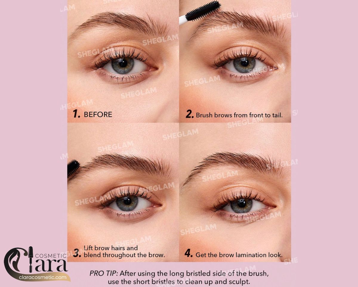 ژل ابرو شیگلم مدل ست می آپ