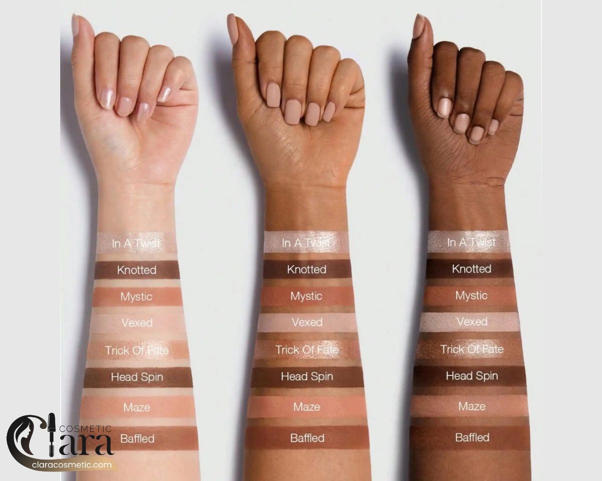 پالت سایه پازلی شیگلم رنگ hued in nude