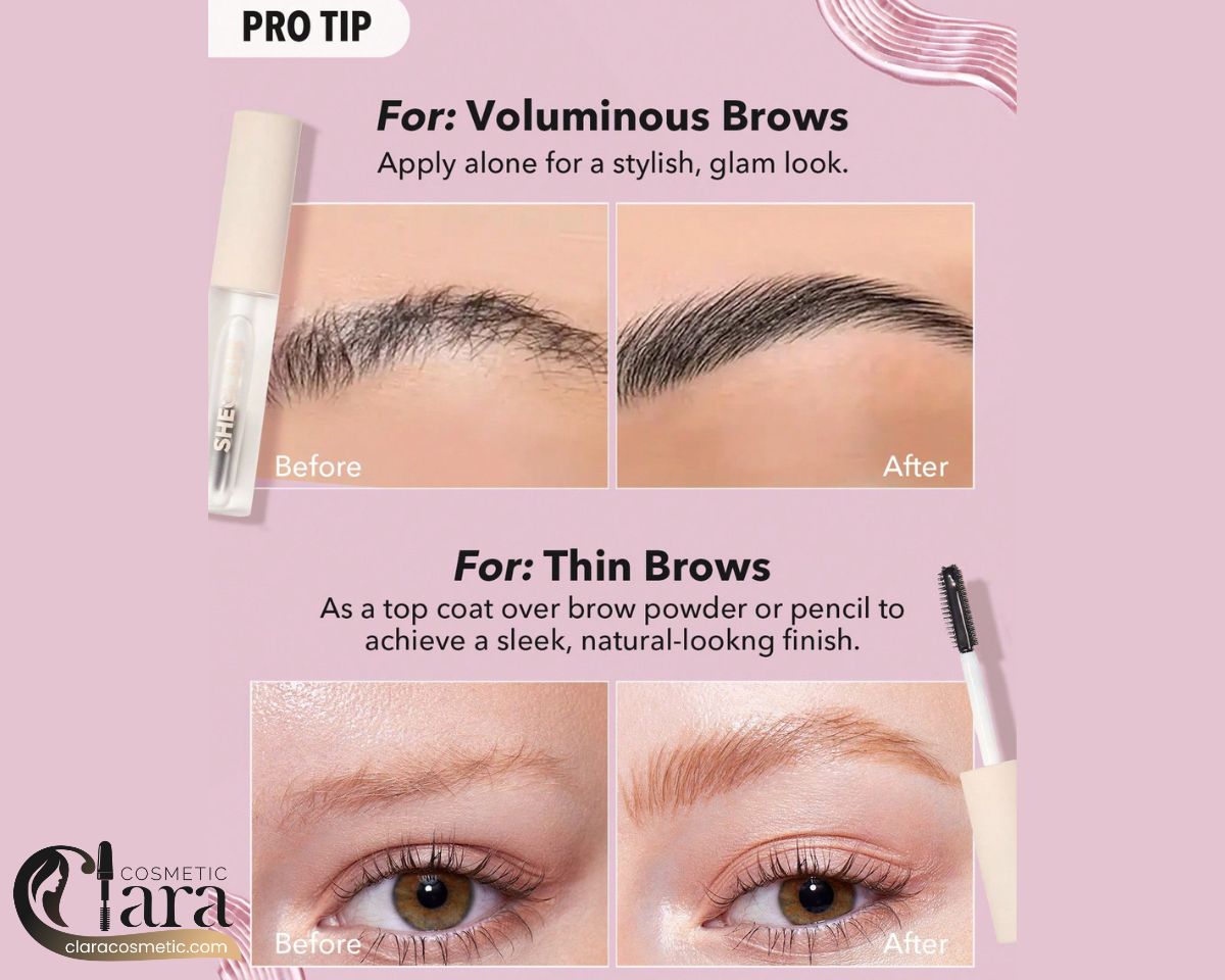 ژل ابرو شیگلم مدل SET ME UP