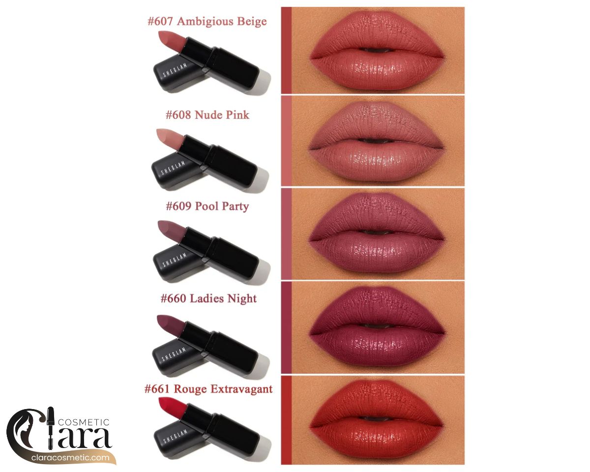 رژلب sheglam اصل