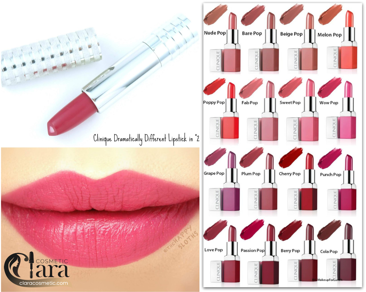 انواع مدل های رژ لب جامد کلینیک