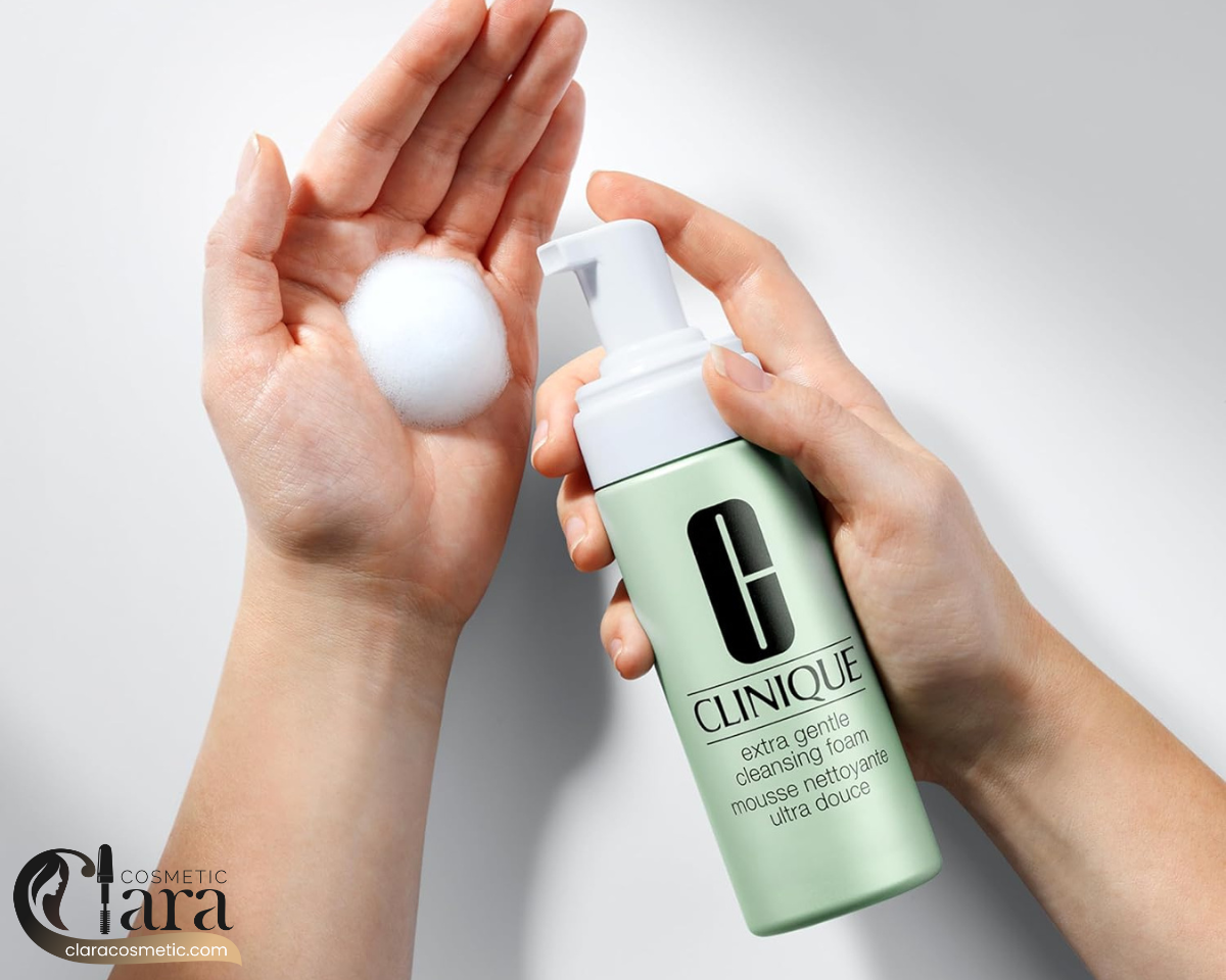 انواع محصولات شوینده صورت کلینیک پوست خشک