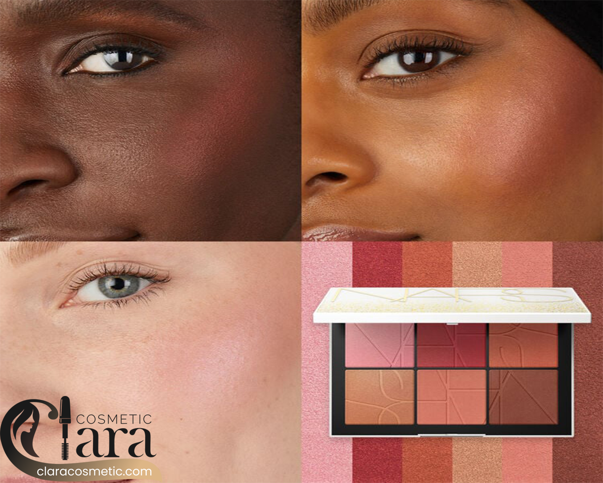 پالت رژگونه 6 رنگ نارس مدل All That Glitters